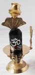 Brass Shiv Ling Black Stone 0.14Kg